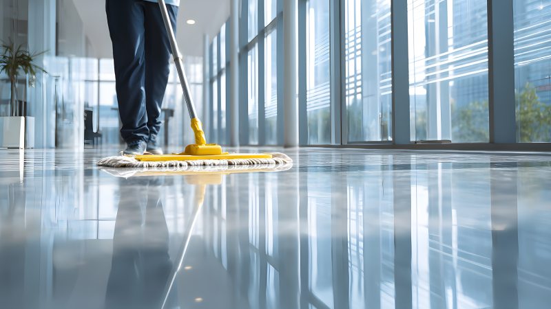 Eco-friendly janitorial services for commercial buildings in Seattle