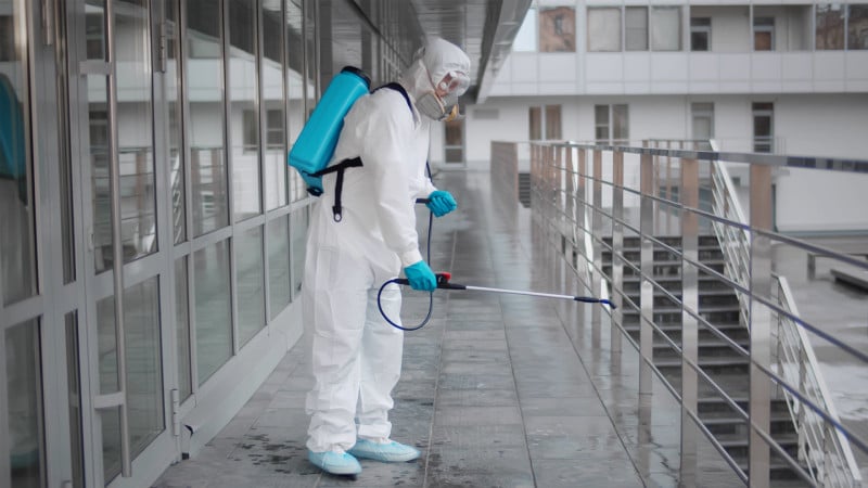 Certified disinfection and sanitization cleaning services in Frederick for safe commercial environments.