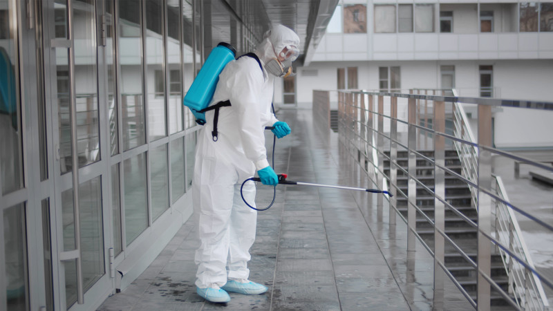 Certified disinfection and sanitization cleaning services in Houston for safe commercial environments.