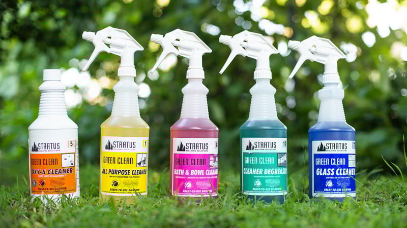 Eco-friendly commercial cleaning services in Alexandria using non-toxic, Green Seal certified products.